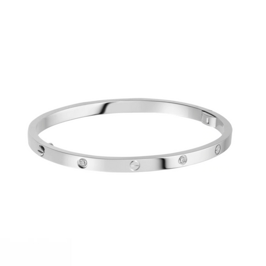 Aura Bracelet Silver-4MM